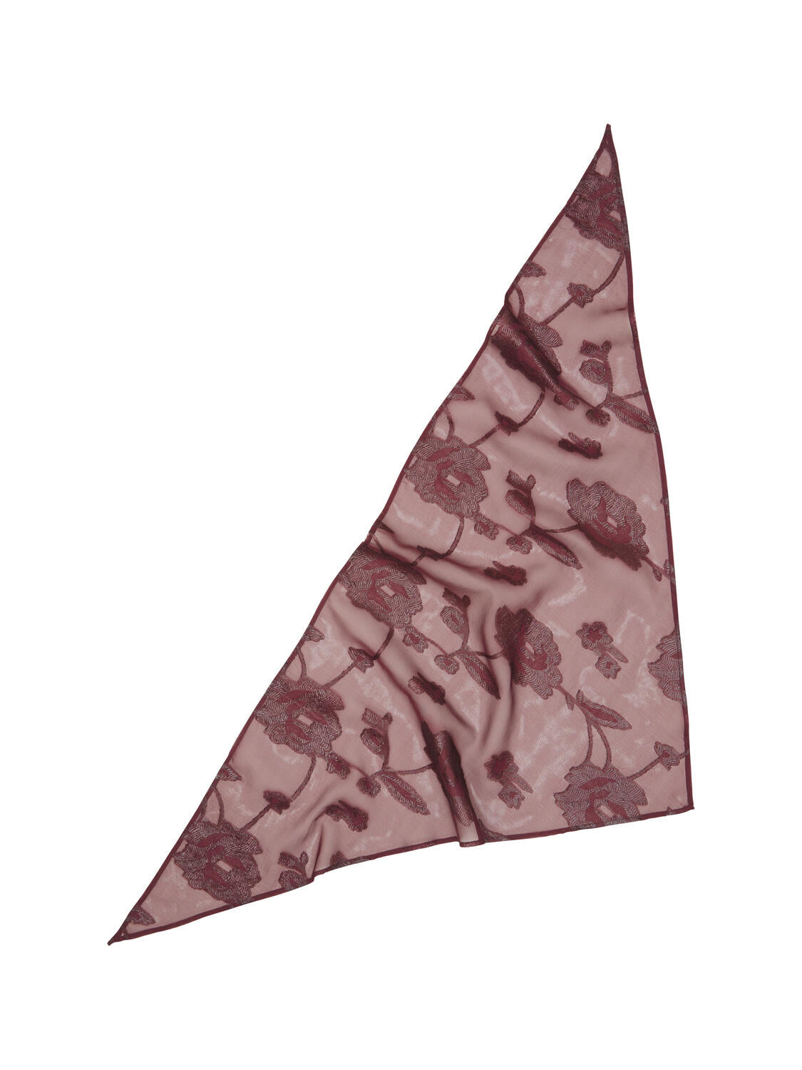Fina Triangle tørklæde – Zinfandel Burgundy